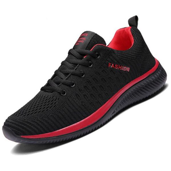 

new men's casual shoes mesh breathable fashion men sneakers shoes zapatos de hombre tenis masculino adulto large size 39-45, Black