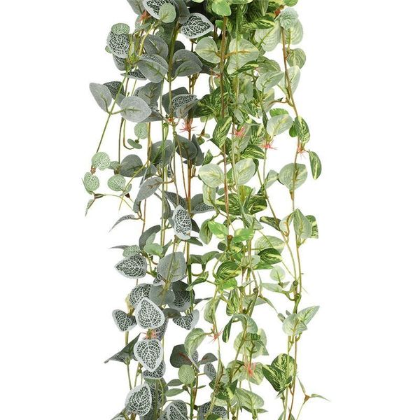 Artificial Ivy Leaf Garland Plants Plastic Green Long Vine Fake Foliage 80cm New