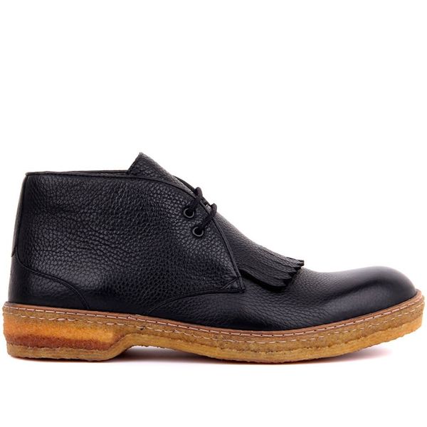 

Sail-Lakers Black Leather Lace-Up Men Boots