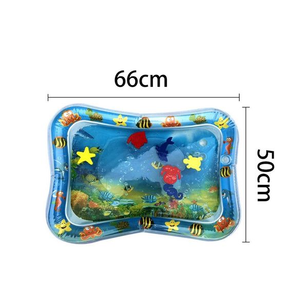 

summer baby kids water play mat inflatable baby water mat fun activity play center for children & infants fe2
