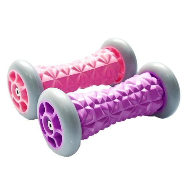 

hand foot massage roller yoga back arm body pain relief relaxation wheel