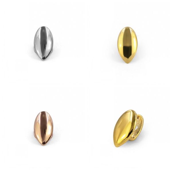 

new single pointed teeth grillz gilding gold tooth sleeve hip hop ornaments braces evening party supply stock 3 1jah1