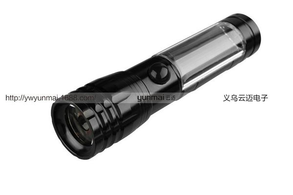 

solar energy led portable light charge flashlight