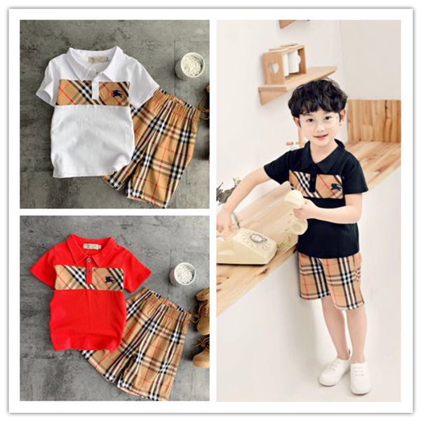 

Burberry ДЕТСКАЯ ОДЕЖДА МАЛЬЧИКИ ДЕВУШКИ КОМПЛЕКТ КОСТЮМ ДЕТСКАЯ ОДЕЖДА роскошная одежда детские дизайнерские костюмы BBR клетчатая рубашка