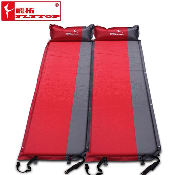 

2pcs/1lotfly(170+25)*65*5cm single person automatic inflatable mattress outdoor camping fishing beach picknic tent mat