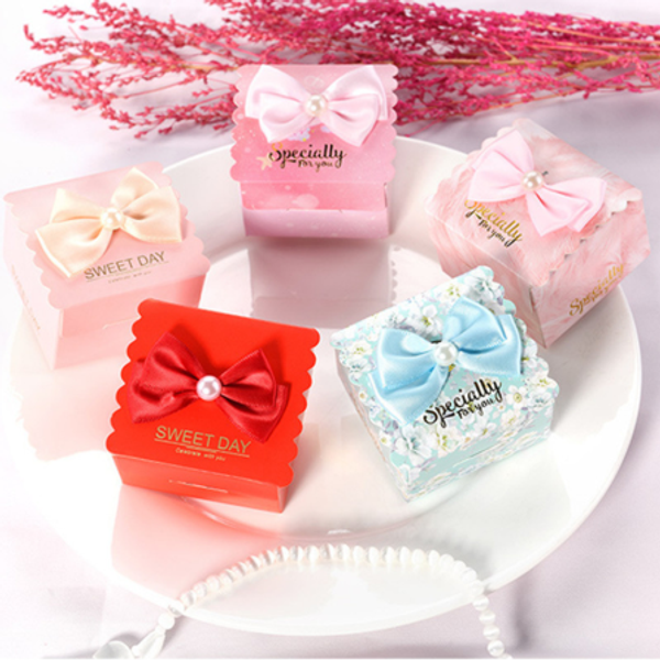 

20pcs wedding candy dragee baptism box packaging baby shower birthday chocolate wrapping paper bags party supplies