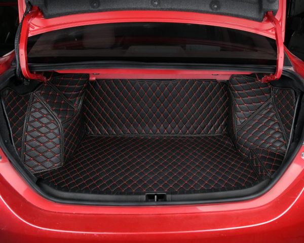 

car styling fiber leather car trunk mat for corolla 2013 2014 2015 2016 2017 2018 e170 accessories