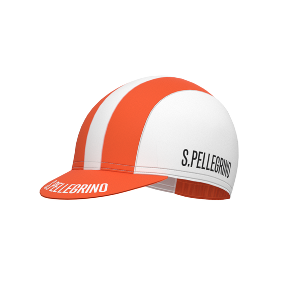 

1976 competition s.pellegrino team retro man and women cycling cap triathlon bike jersey hat gorra de ciclismo, Black