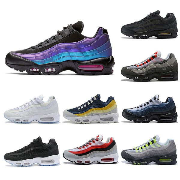 

bred laser fuchsia og des chaussures mens trainers womens breathable running shoes 95s classic black red white sports air trainer sneakers