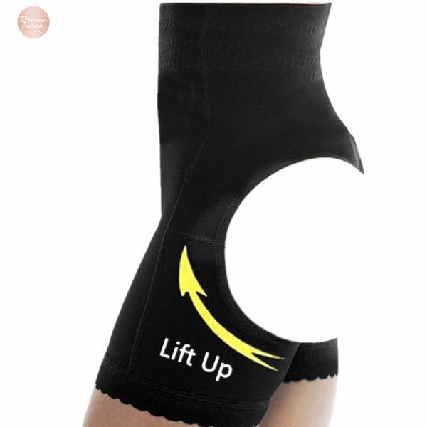 

lace shaper high waist women butt lift steel bone butt lifter body butt enhancer panty lifter with tummy control, Black;white