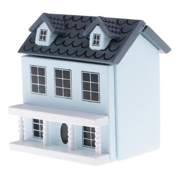 

wooden dollhouse 1:12 model villla house figurine miniature figurines landscape decor kids toy diy crafts home decor new