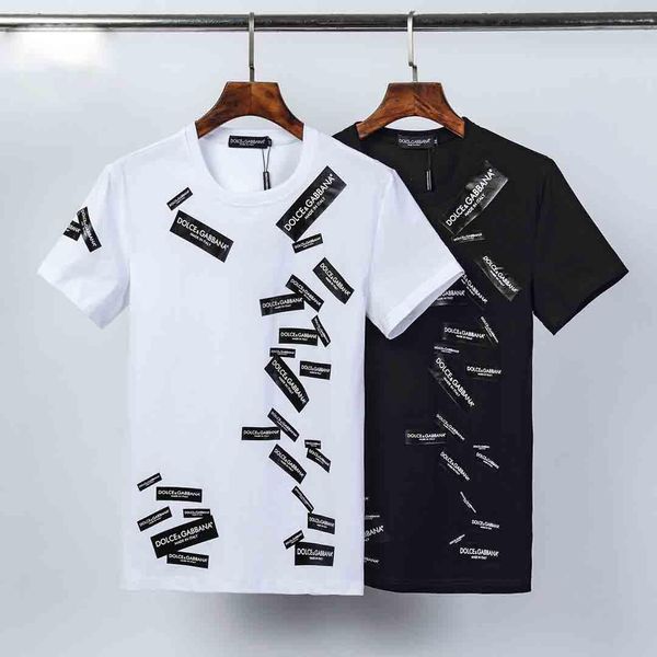 

2020 europe paris new style high version lovers clothing casual t shirts in summer brand mens womens sellers fashion tshirts m-3xl, White;black