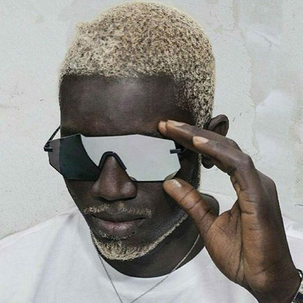 

мужская поляризованные очки мужчины 2020 марка дизайнер rimless зеркало вс очки бескаркасных черный driving оттенки óculos judcp мужчина для