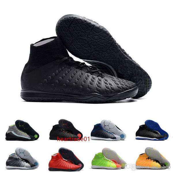 

mens wholesale ankle ic soccer cleats hypervenom phantom iii df soccer shoes neymar ic football boots cleats men football shoes