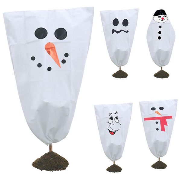 

winter warm christmas tree cover plant protecting bag frost e protection cute cartoon tree cover christmas decoration