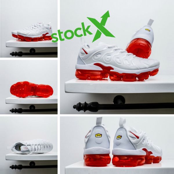 

2020 mercurial plus tn ultra se black white orange running shoes air tn plus shoe mens chaussures maxes og trainers sports sneakers, White;red