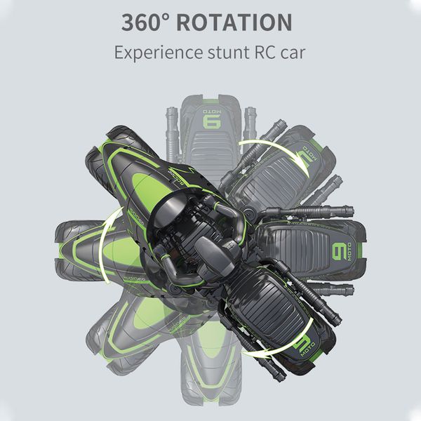 

rc stunt motorcycle 2.4ghz 3d rotating drift stunt racing motorcycle electric remote control boy rc toys for kids