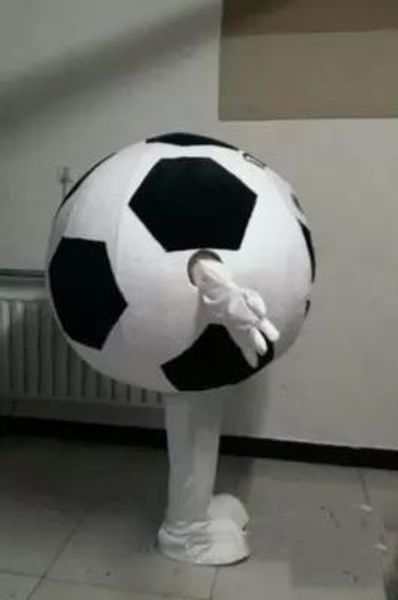 

2020 advertising mascot costume football soccer ball mascot costume, Red;yellow