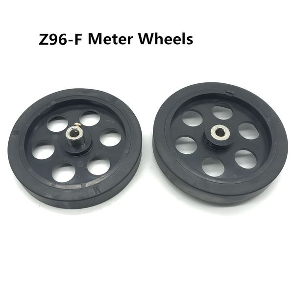 

2x wheels 5 digits z96-f scroll/rolling wheel counter textile machinery meter - counting measuring length