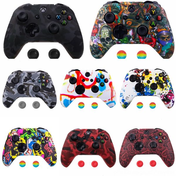 

zsy96 case color thumb stick grip silicon cap joystick cover double silicon xbox for ps4 cap one ps3 xbox 360 controller