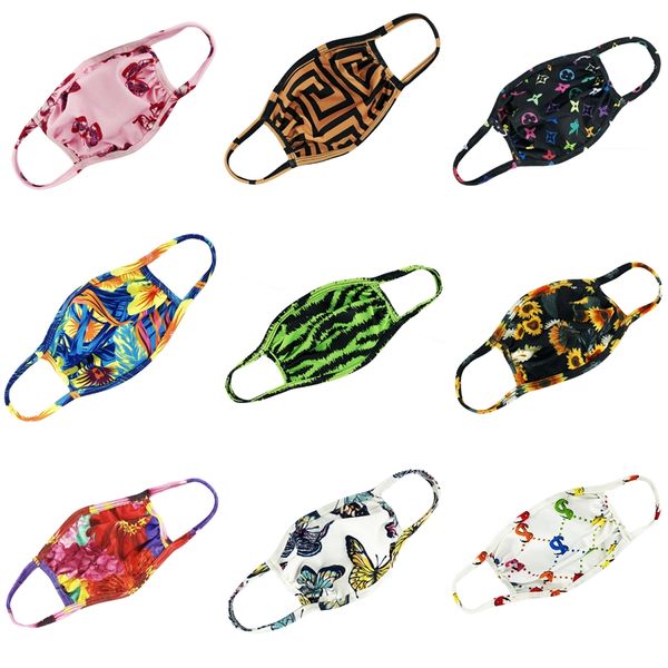 

дизайнер печатных лица маска mascherine многоразовых масок хлопок дети маска взрослых рм2,5 фильтр с активированным углем щита моющейся смеш, Black