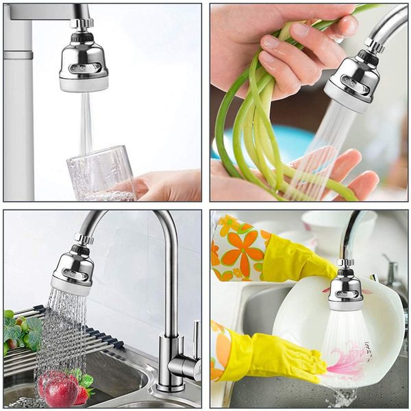 

rotatable faucet sprayer head anti splash tap shower water saving faucet