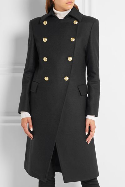 

uk 2019 women autumn winter notched lapel single breasted simple woolen long coat black female overcoat casacos manteau femme