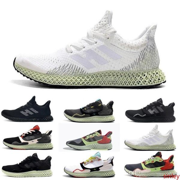 

discounts yellow and crimson accents mens zx 4000 futurecraft 4d running shoes trainers for men zx4000 carbon male sports trainer sneakers