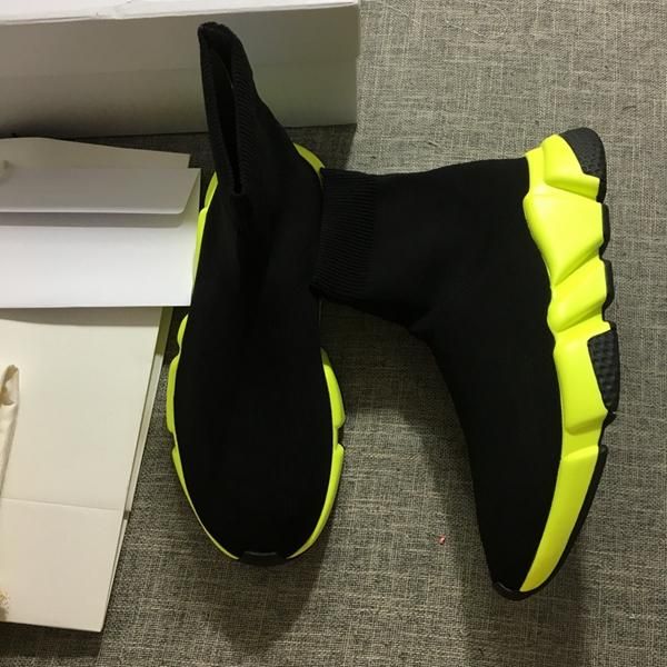 

2019 blue sock shoe men and women casual shoe speed socks race runners slip-on black shoes with box sneakers dhl ct01