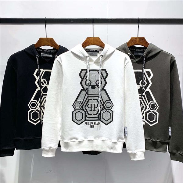 

2019 fw new arrival brand de igner hip hop print men 039 clothing treet hoodie long leeve weat hirt m 3xl p3014, Black