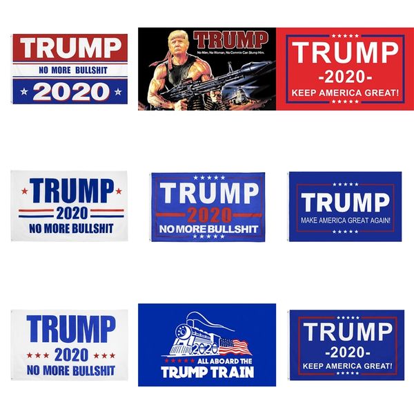 

8 styles donald trump flag keep make america great trump 2020 flags party banner flags 90*150cm zza2205 60 1pcs #184