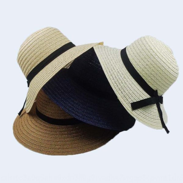 

straw straw butterfly women's sun protection bowknot small pepper sun hat small hat, Blue;gray