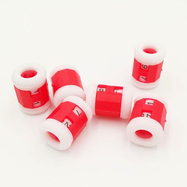 

3 pcs manual counter plastic knitting lines number calculator handicrafts sewing supplies tool 3 pcs thfyr, Black