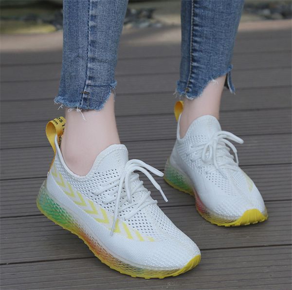 

2020 with box ladies sneakers ssummer breathable wild yards lightweight fashion casual womens shoes wholesale 36-39, Black