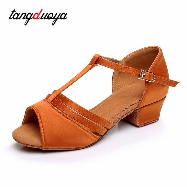 

children's latin dance shoes zapatos de baile latino professional tango jazz shoes soft bottom fashion dance girls