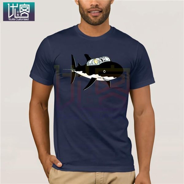 

тинтин submarine приключения тинтина футболки топы летняя хлопок тис o шеи футболку забавный тис хлопок tops, White;black