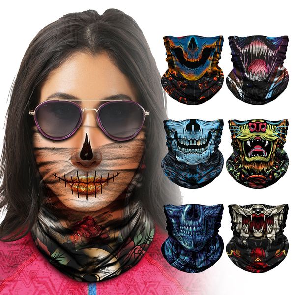 

color venom seamless face mask anime hoodie women heaewear outdoor sports bandana sport scarf uv protection neck warmer gaiter, Black