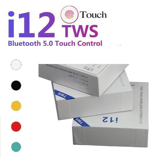 

хорошее качество i12 tws беспроводные наушники bluetooth поддержка выскочит окно наушники красочное сенсорного управления беспроводной гарни