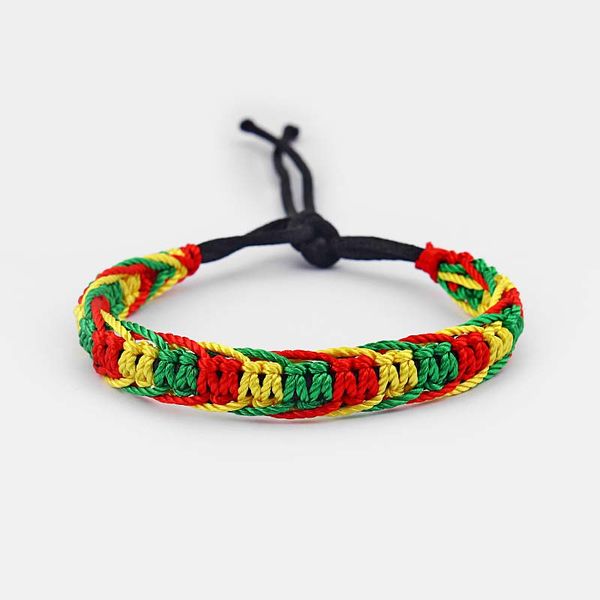 Pulsera hombres Surfer amistad banda rasta trenzada señora caballero nuevo