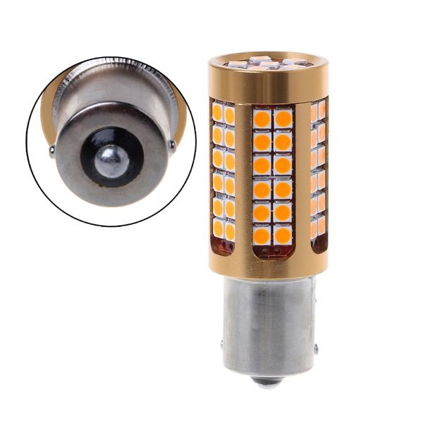 

drop ship 1pc 1156 ba15s 3030 78smd canbus led car turn signal light bulb amber yellow