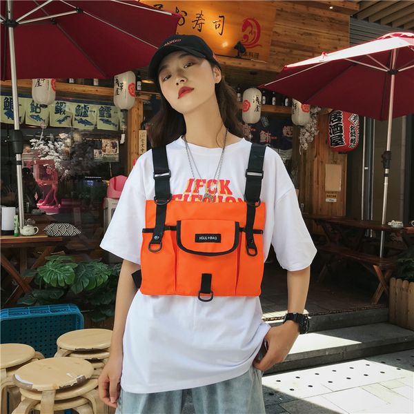 

popular brand street snap men and women backpack tactical online celebrity chicken celebrity style level two a waistcoat hip hop