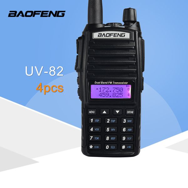 BaoFeng UV-82 Dual Band Two-way Radio VHF 136-174 UHF 400-520mhz Walkie Talkie