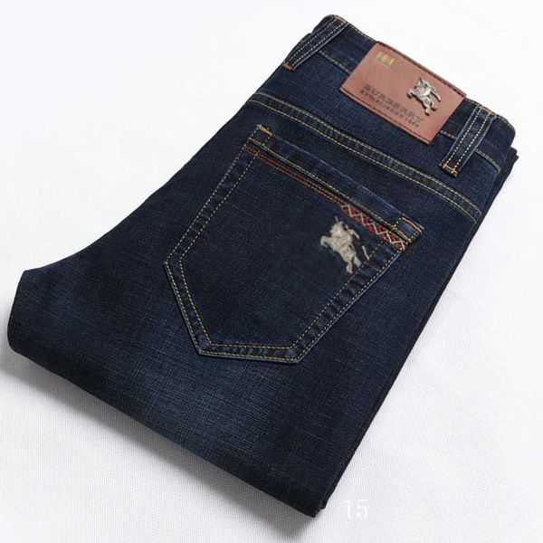 

2019 new men's jeans men's luxury men's jeans loose pants aod-1, Blue