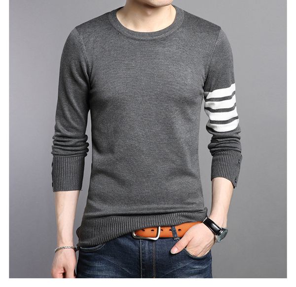 

new autumn winter men's cotton sweater men turtleneck solid color casual sweaters slim fit brand knitted pullovers plus size, White;black
