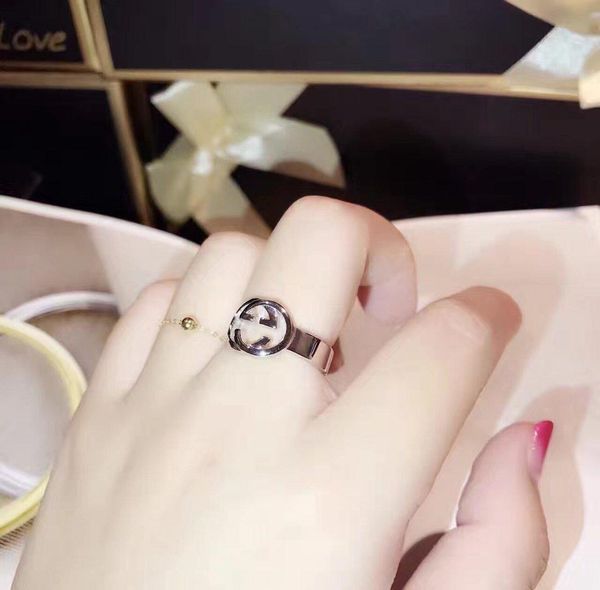 

luxury design ring high-end original ring 925 sterling silver platinum-plated ring for women fashion accessories supply