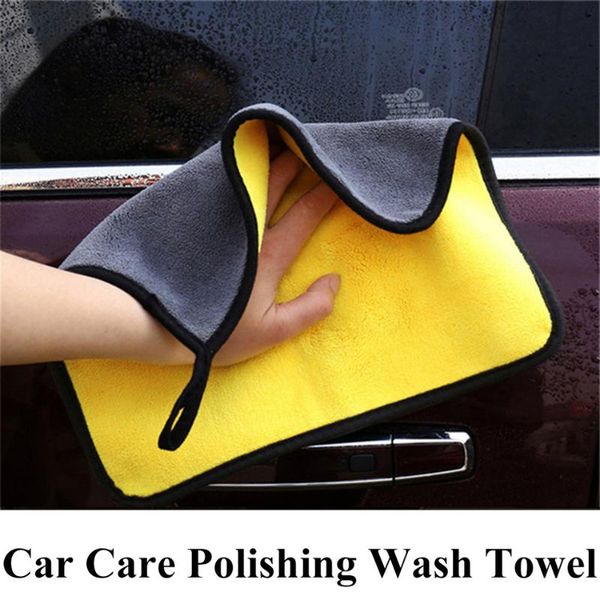 

30x30/40/60cm car wash microfiber towel car cleaning drying cloth super thick plush care cloth wash towel