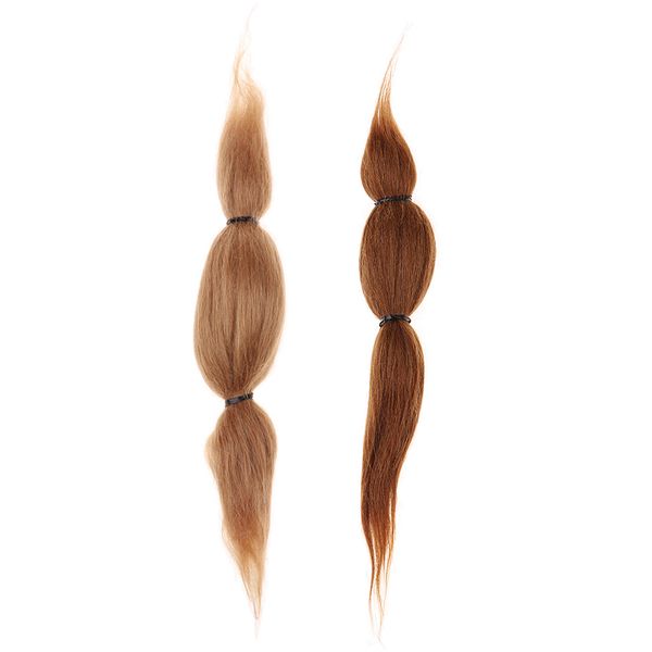 

2pcs pure mohair hair straight wigs for reborn