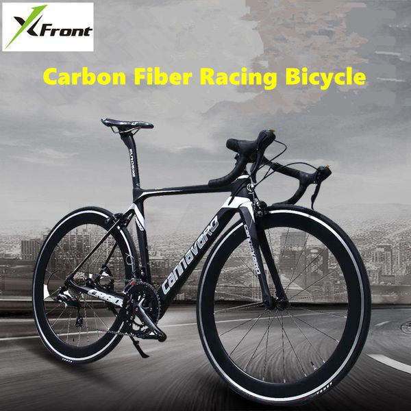 

new brand road bicycle 48/50/52 cm full carbon fiber frame shiman0 22 speed break wind v brake cycling racing bike bicicleta