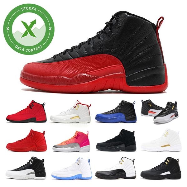 

new stock x 12 12s fiba cny wntr mens basketball shoes reverse taxi game royal blue gym red wings grey designer sneakers trainers