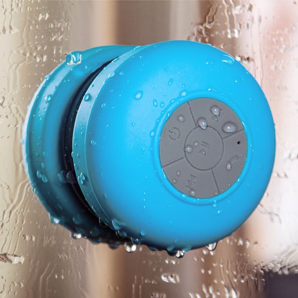 

portable subwoofer wireless bluetooth speaker waterproof car handssubwoofer music mic suction resistant bathroom shower bar